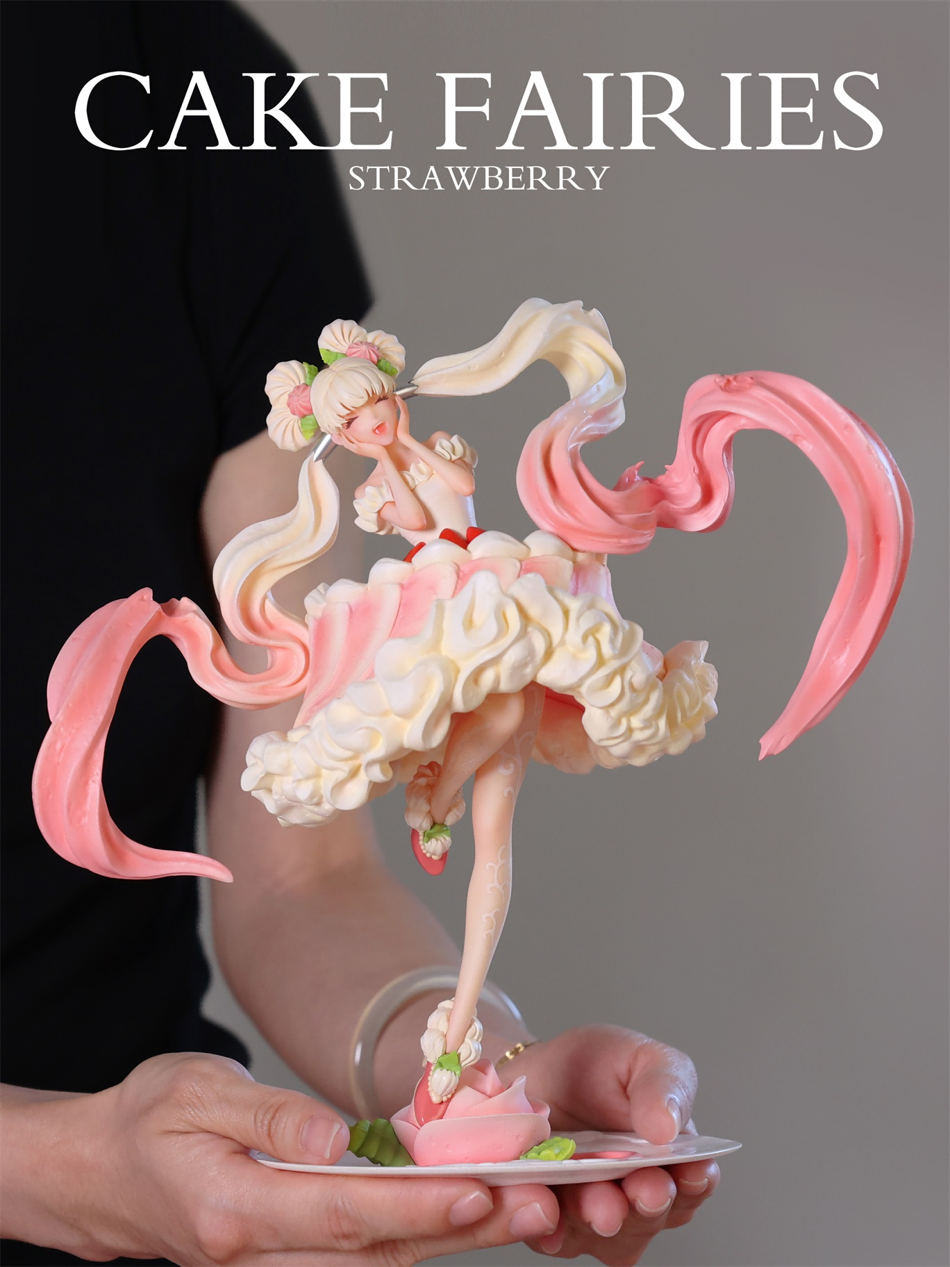 WeArtDoing Cake Fairies Strawberry Ver Dessert Decor Figure by WeArtDoing Cake Fairies Strawberry Ver Dessert Decor Figure by