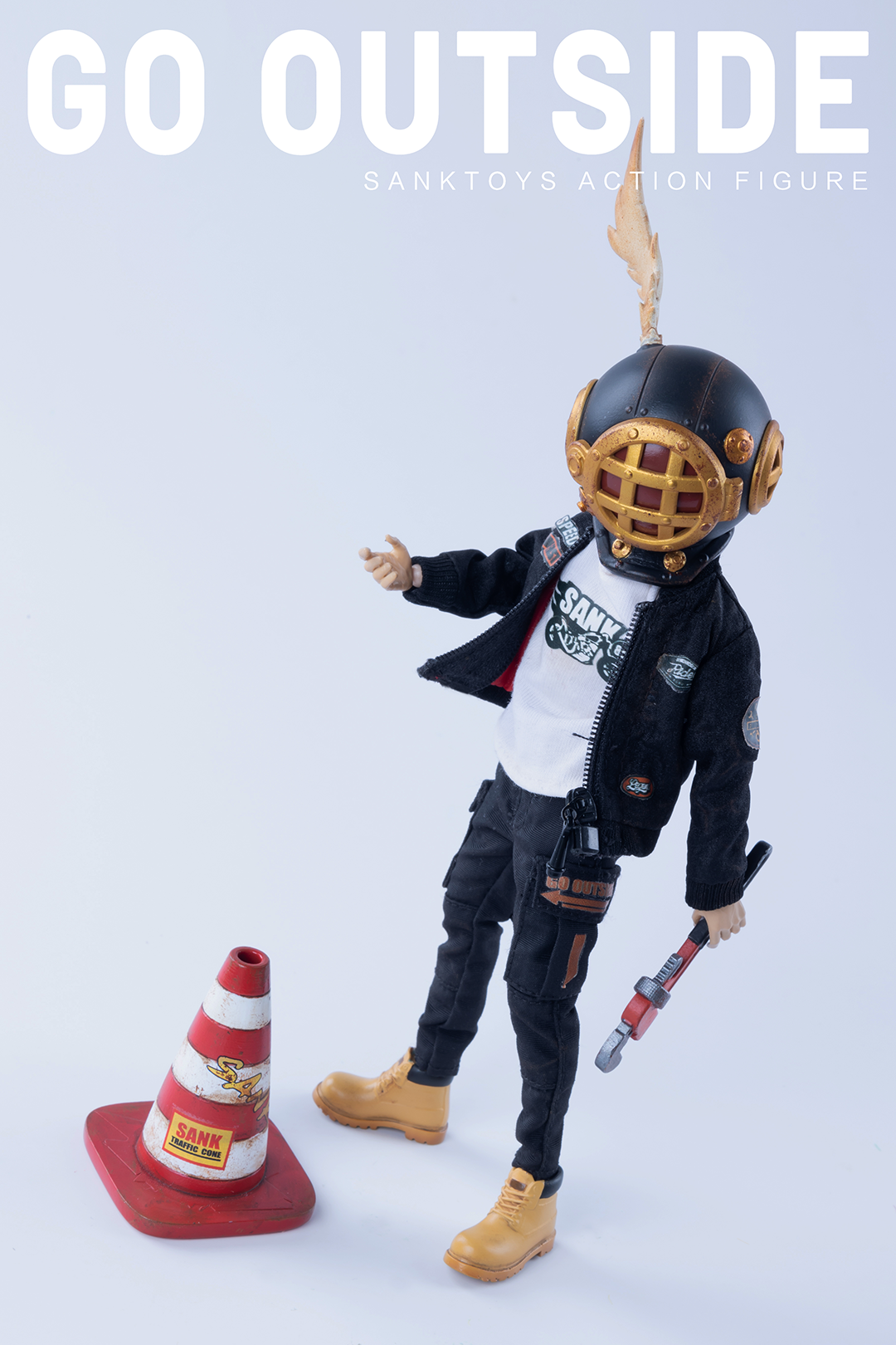 Sank Go Outside Series Rider (Basic Ver.) 1/12 Scale Figure
