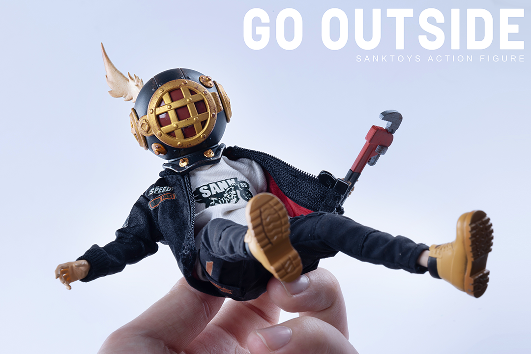 Sank Go Outside Series Rider (Basic Ver.) 1/12 Scale Figure