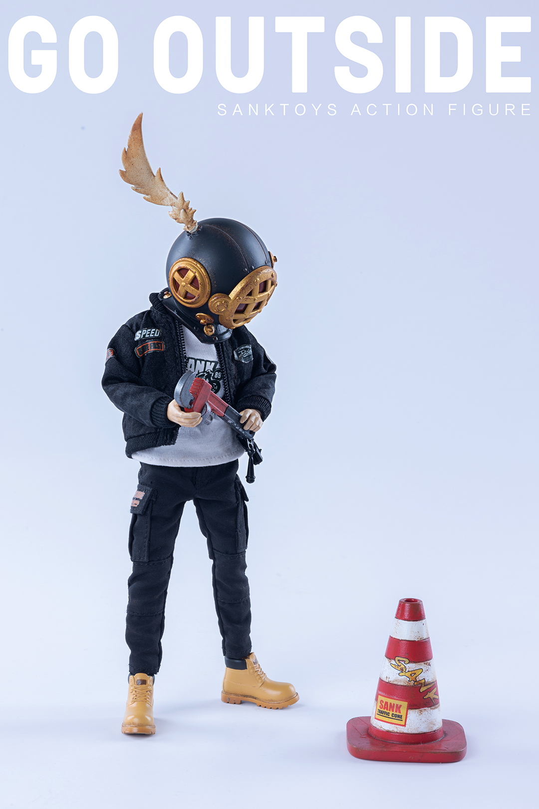Sank Go Outside Series Rider (Basic Ver.) 1/12 Scale Figure