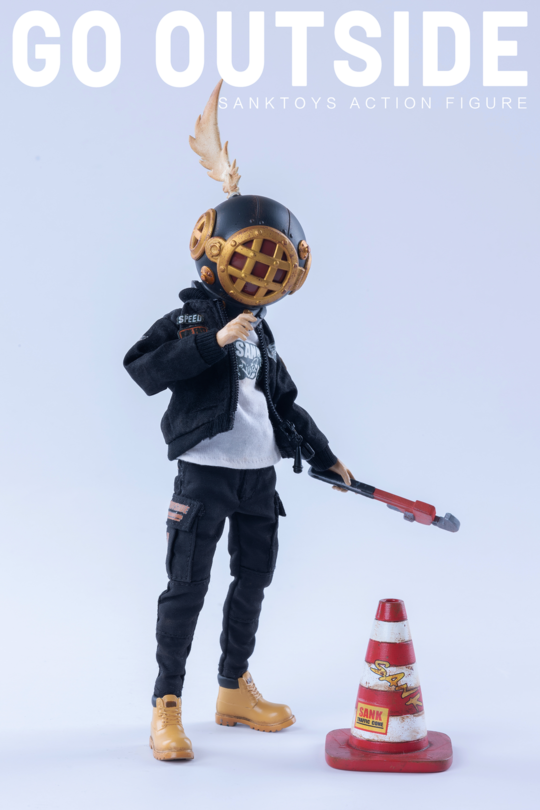 Sank Go Outside Series Rider (Basic Ver.) 1/12 Scale Figure