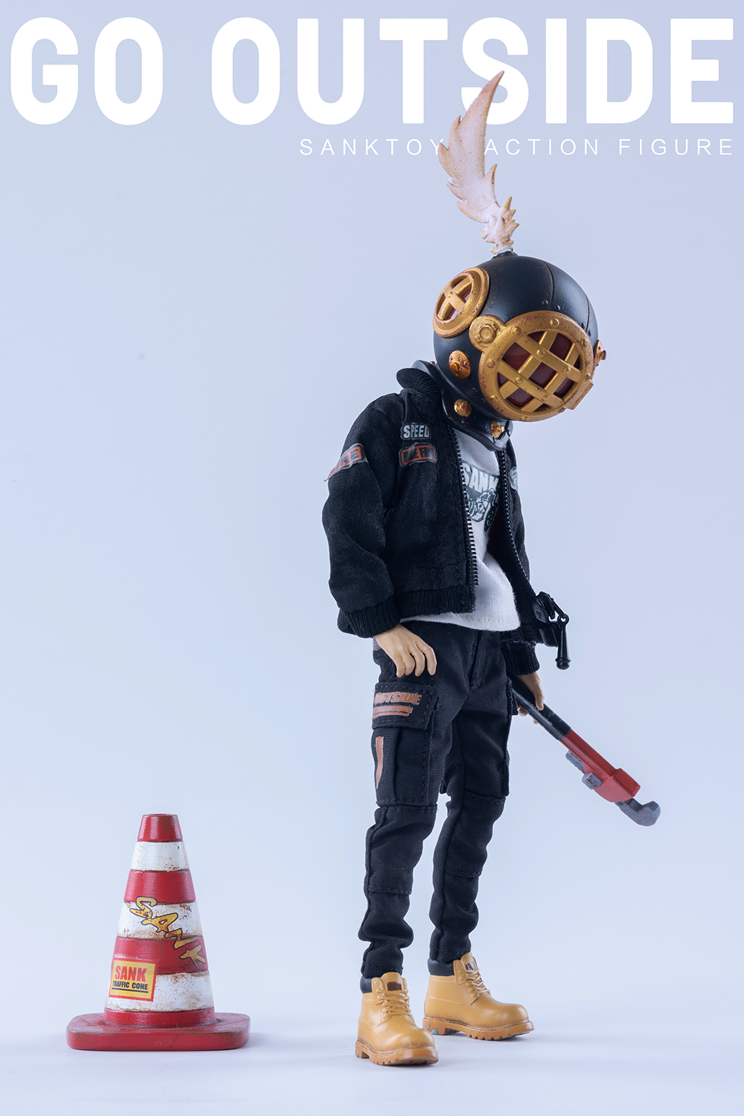 Sank Go Outside Series Rider (Basic Ver.) 1/12 Scale Figure