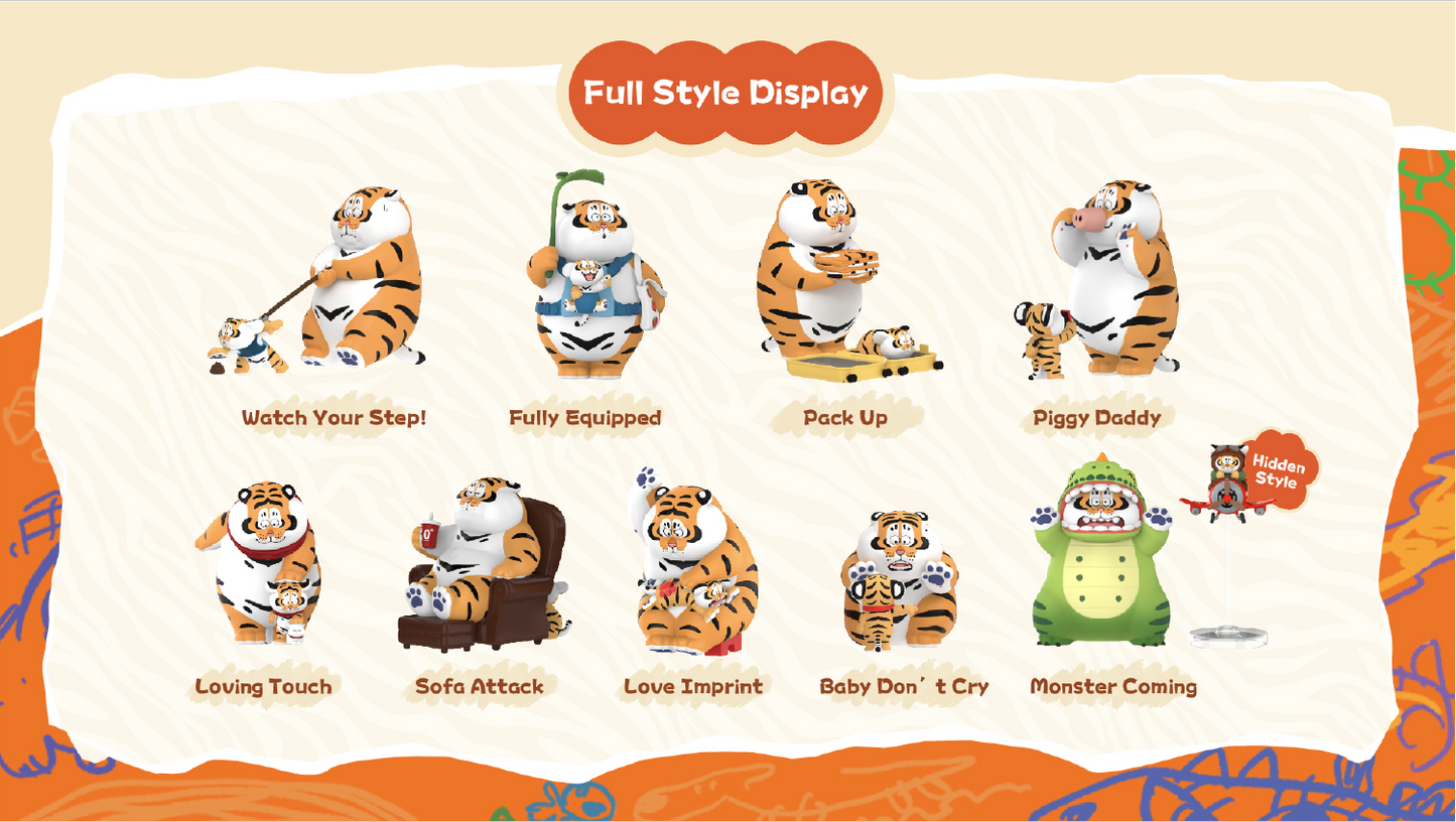 Funism Alexander The Fat Tiger Roaring Love Series 1 Blind Box