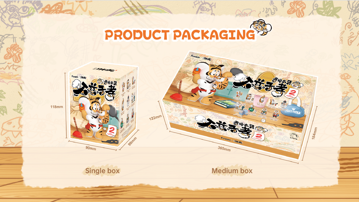 Funism Alexander The Fat Tiger Roaring Love Series 2 Epic Filial Fail Blind Box