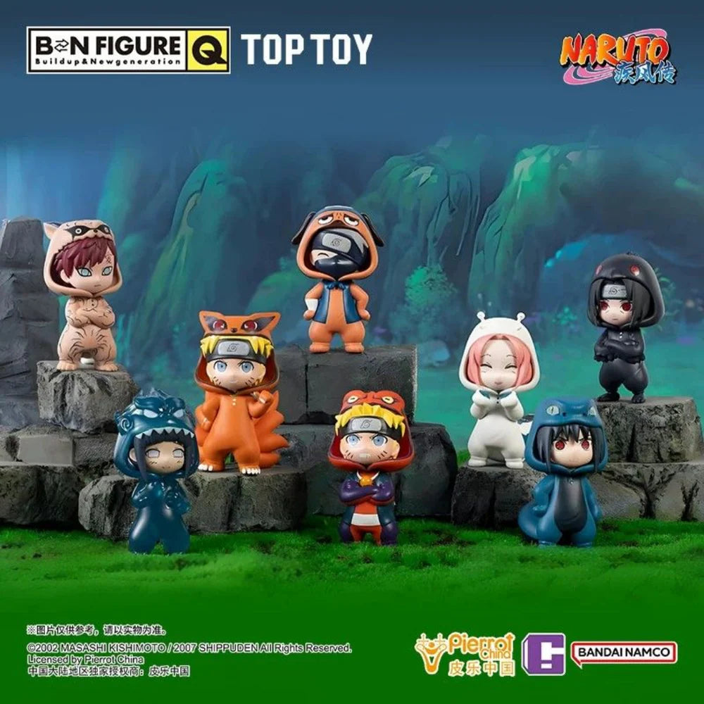 BANDAI BN FIGURE Q Naruto Shippuden Pajamars Blind Box Figures