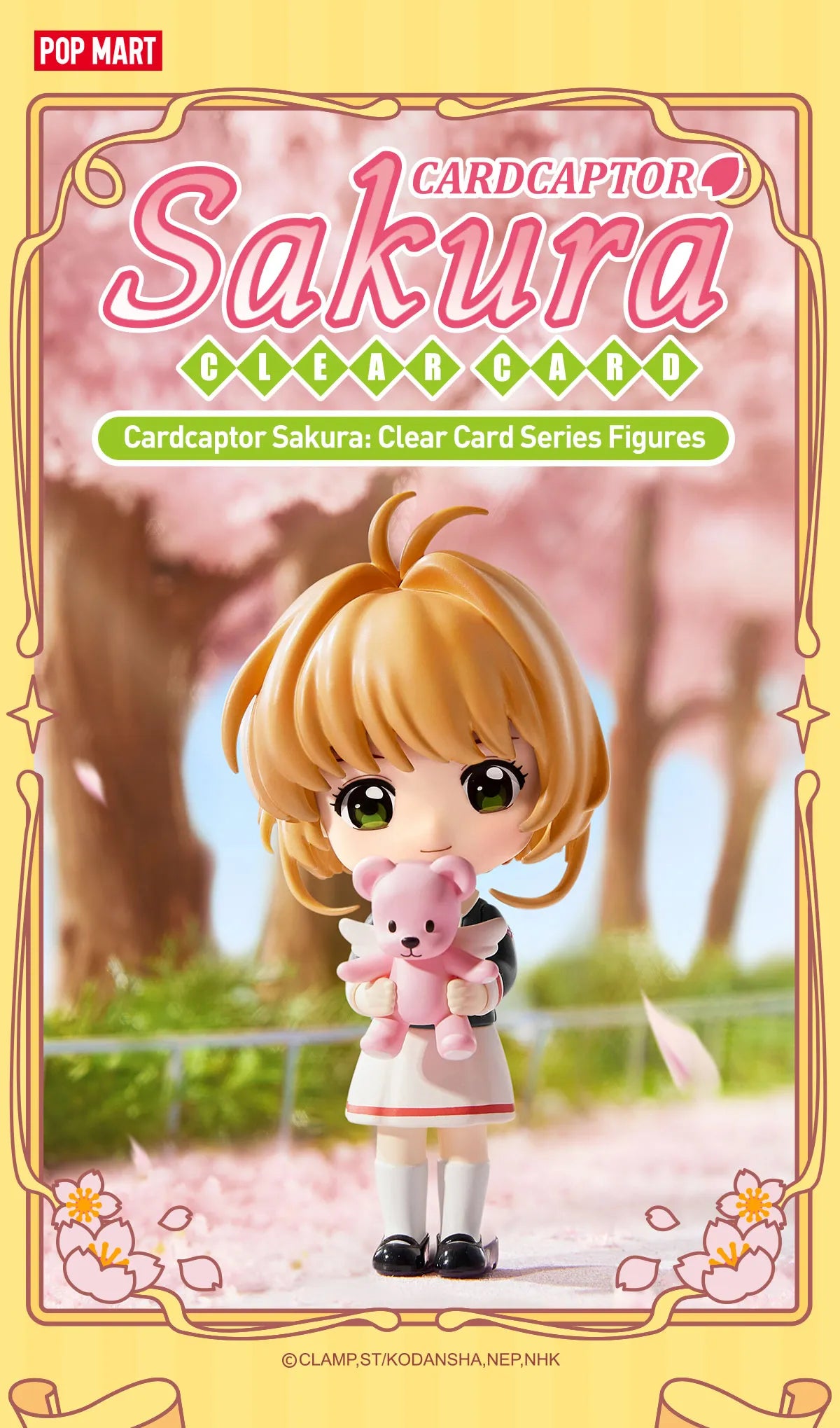 POP MART Cardcaptor Sakura Clear Card Series Anime Figure Blind POP MART Cardcaptor Sakura Clear Card Series Anime Figure Blind