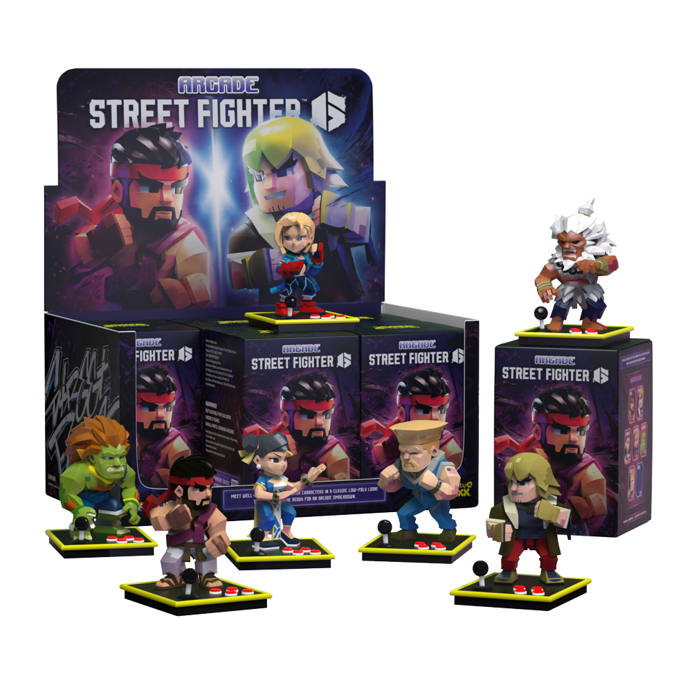 Mighty Jaxx Capcom Arcade Street Fighter Blind Box Figurea