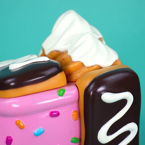 Dumpster Fire Donut Pink Vinyl Figure