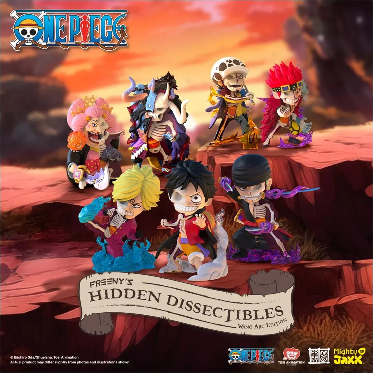 Mighty Jaxx One Piece Freeny's Hidden Dissectibles Wano Arc Blind Mighty Jaxx One Piece Freeny's Hidden Dissectibles Wano Arc Blind