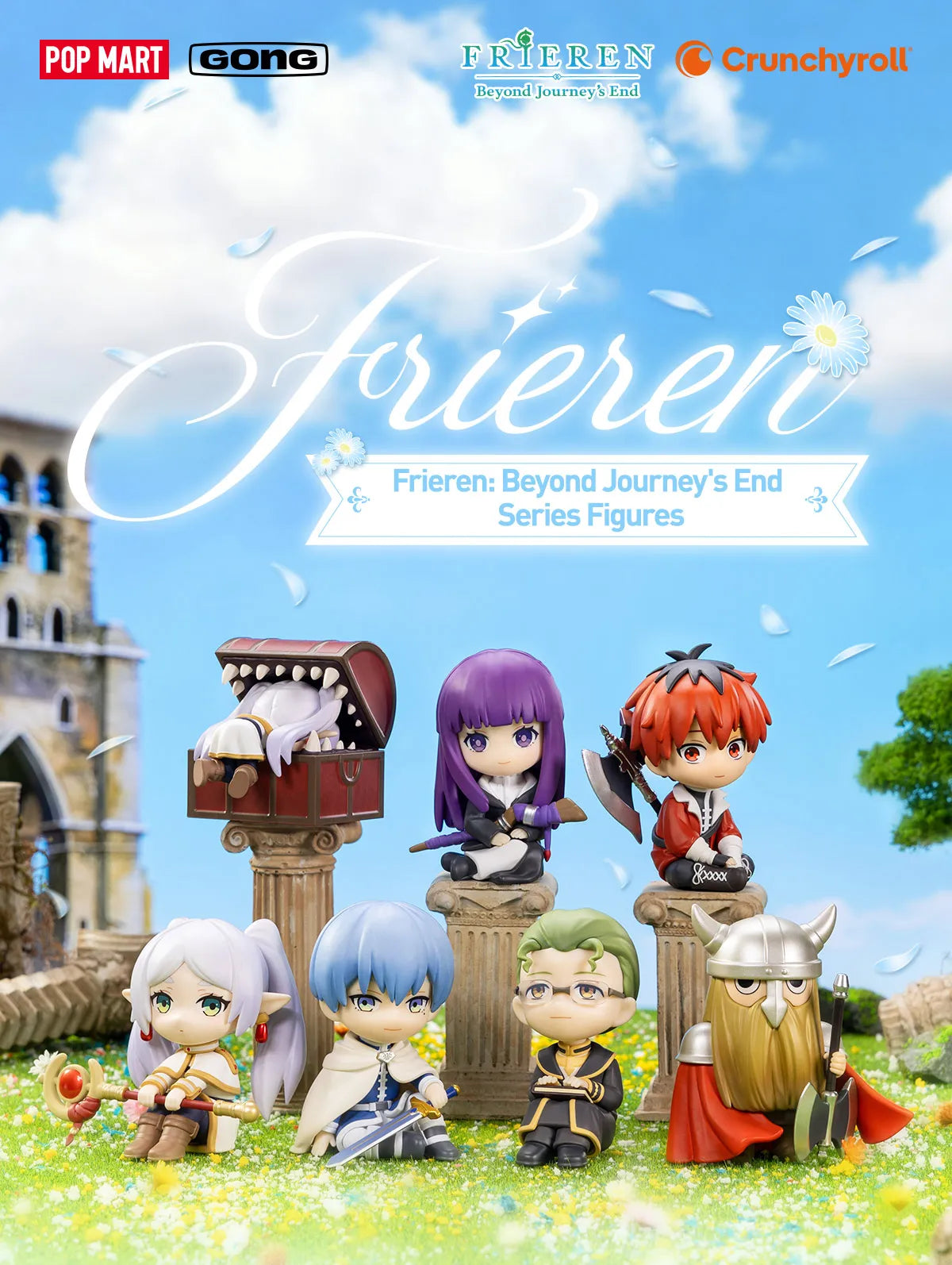 葬送のフリーレン POPMART GONG 花畑フィギュア コンプリートセット POP MART x GONG Frieren Beyond Journey's End Series Figures