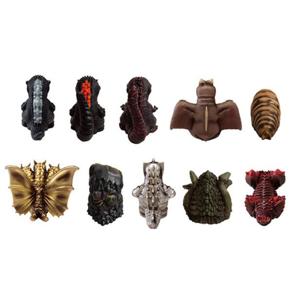 Ensky Godzilla Sofubi Puppet Mascot 10Pack BOX