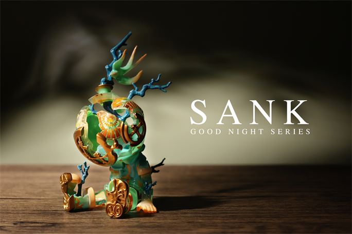 Sank Good Night Series - China Golden Dawn Art Figure