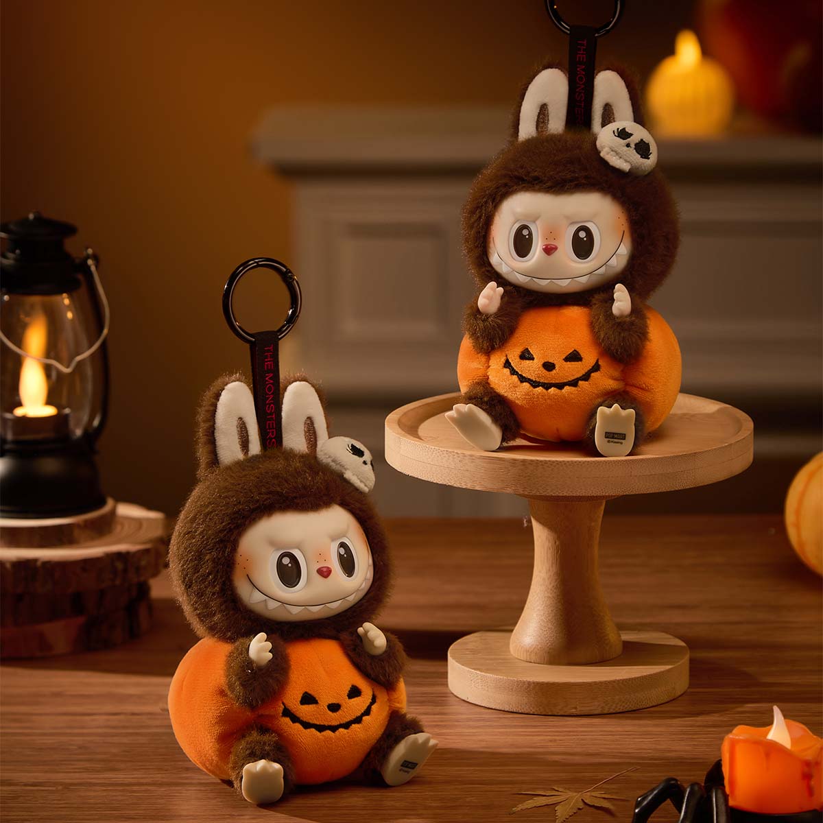 POP MART Happy Halloween Party Series-Sitting Pumpkin Vinyl Plush Pendant