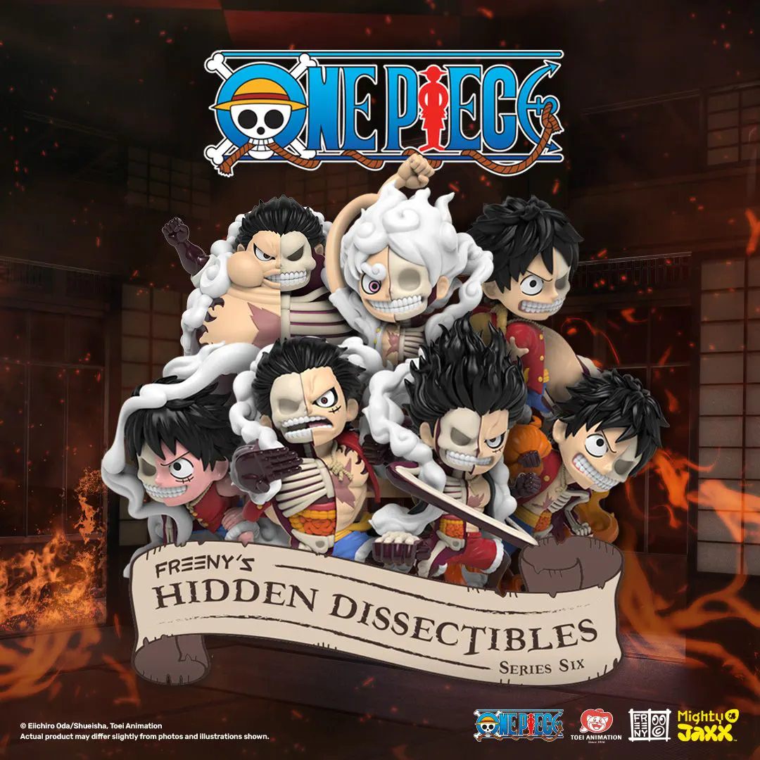 luffy gear 6 One Piece Series 6 Freeny's Hidden Dissectibles (Luffy's Gears Edition) Box of 6
