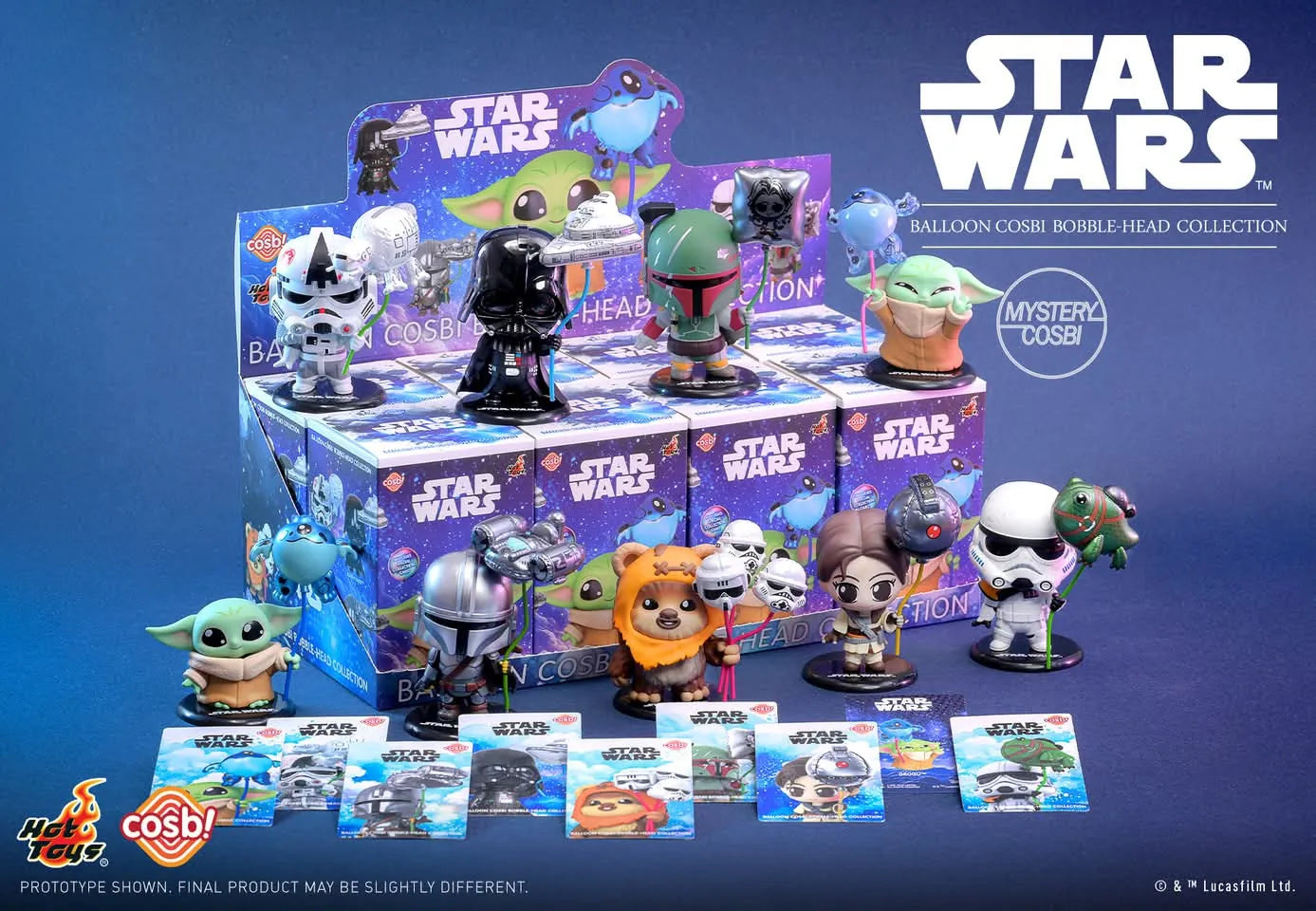 Hot Toys Star Wars Balloon Cosbi Blind Box Collection