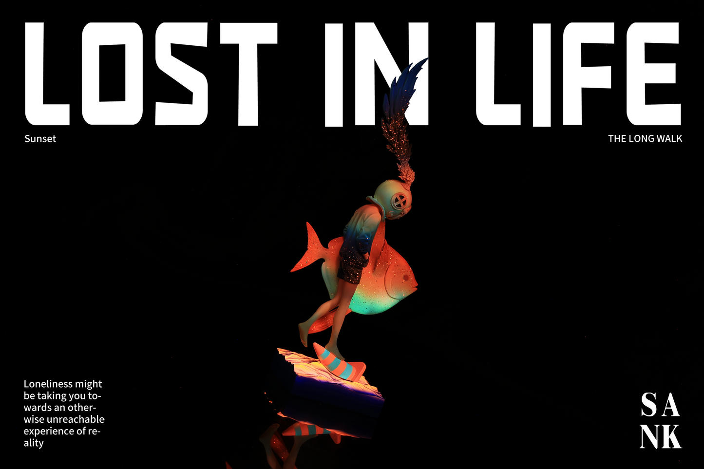 Sank Toys Lost in Life-The Long walk-Sunset Figure