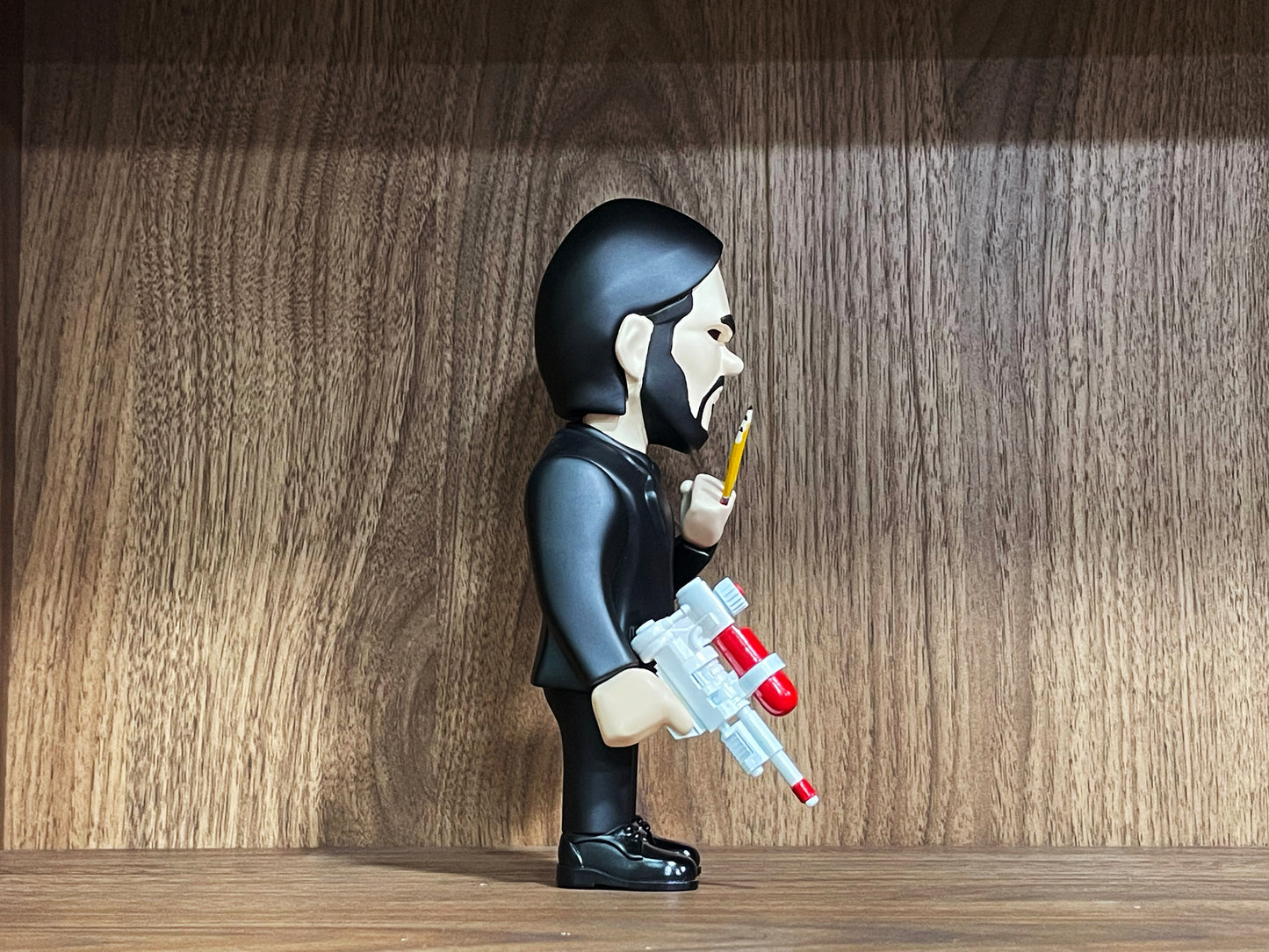 John Wick Designer Toy Keanu Reeves right