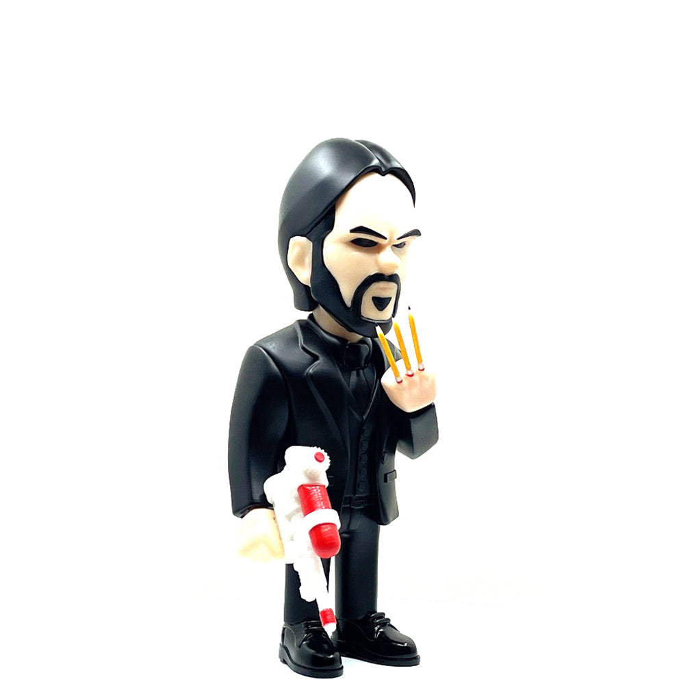 John Wick Designer Toy Keanu Reeves right