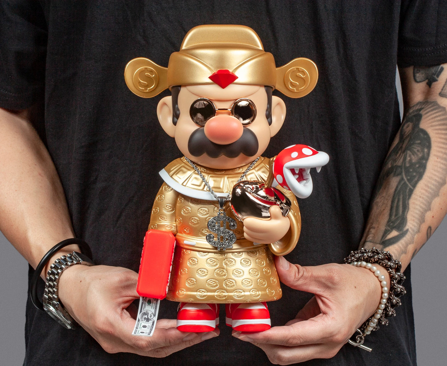 Super Mario Art Toy Supreme God of Wealth