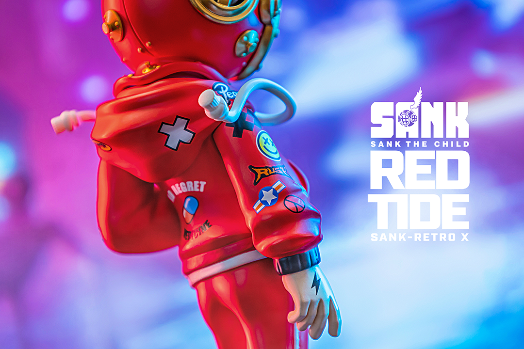 Sank RETRO X art toy side