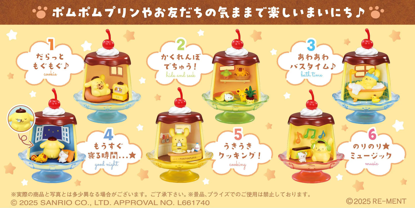 Re-Ment Sanrio Everyday Pompompurin Miniature Figures