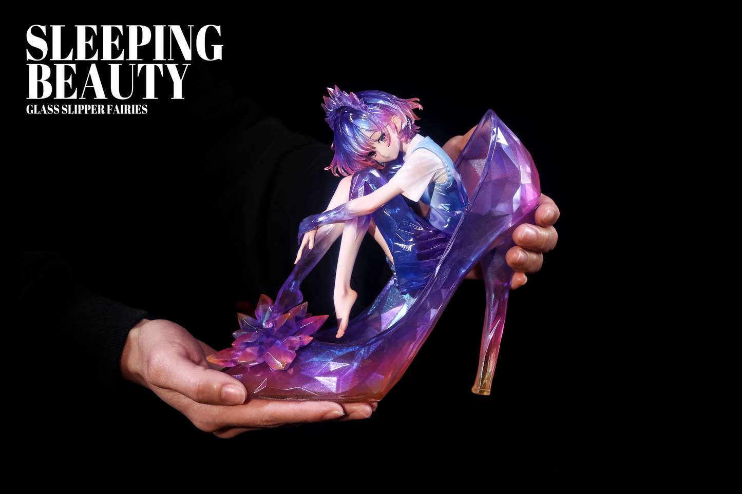 Sleeping Beauty Glass Slipper Fairies Purple
