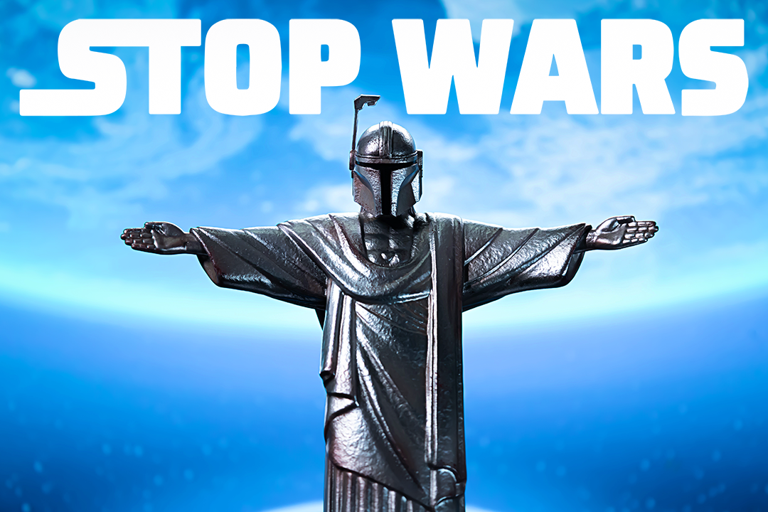 Stop Wars art toy front