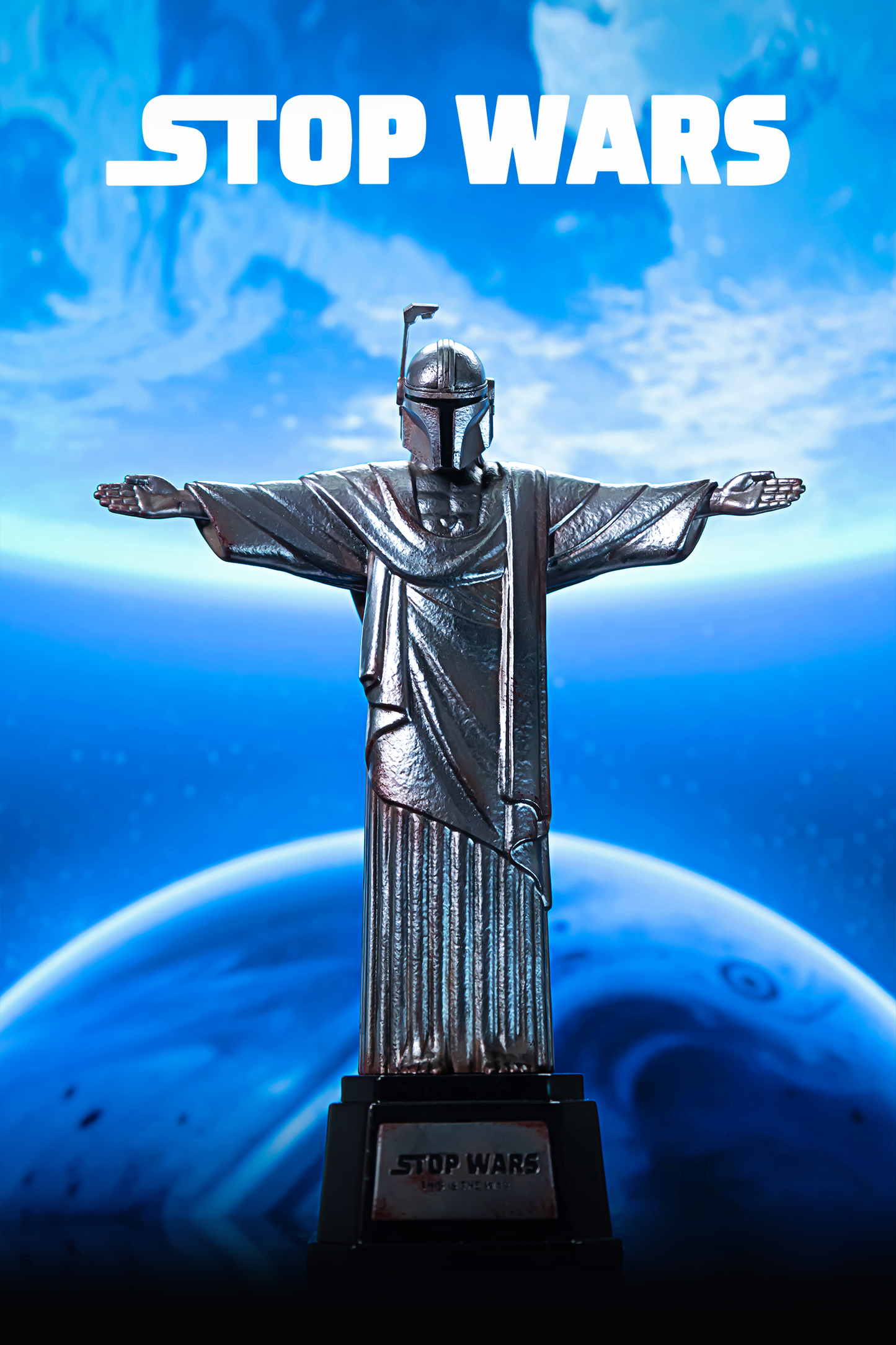 Stop Wars art toy front