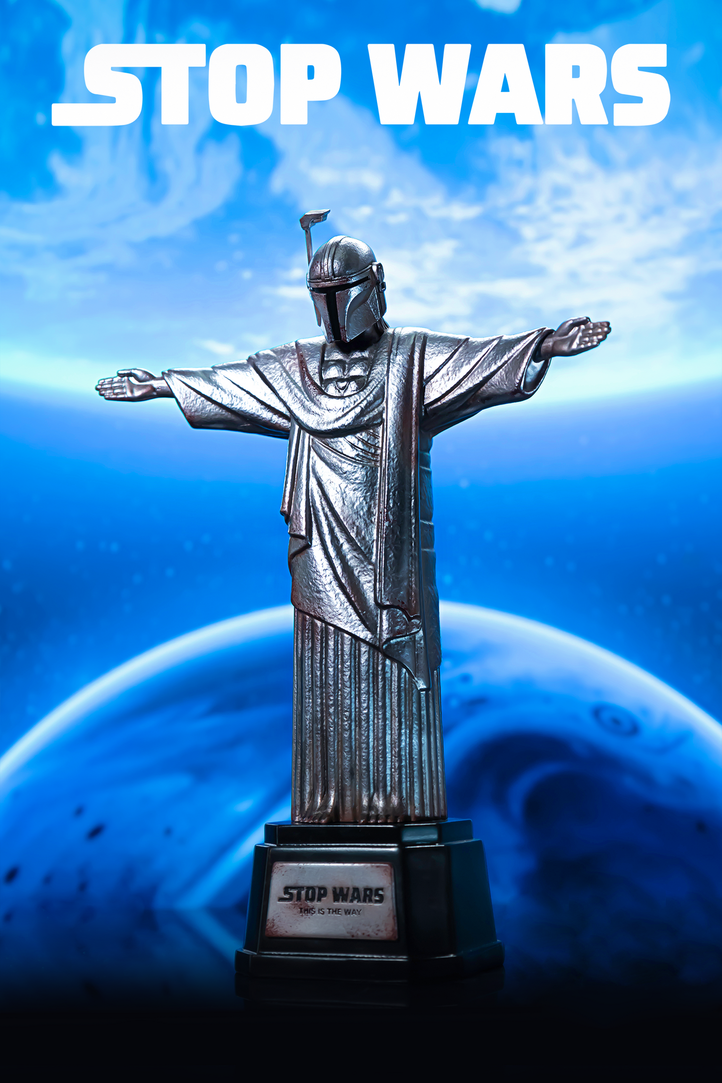 Stop Wars art toy front