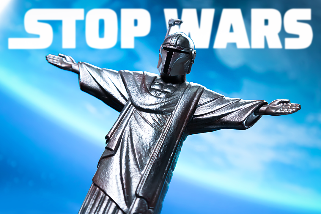 Stop Wars art toy front