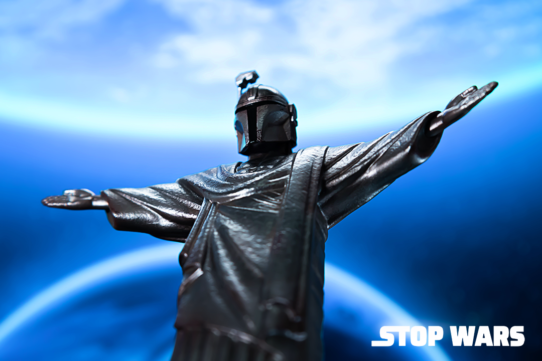 Stop Wars art toy front