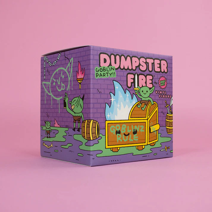 100% Soft Wizard of Barge Dumpster Fire Vinyl Figure
