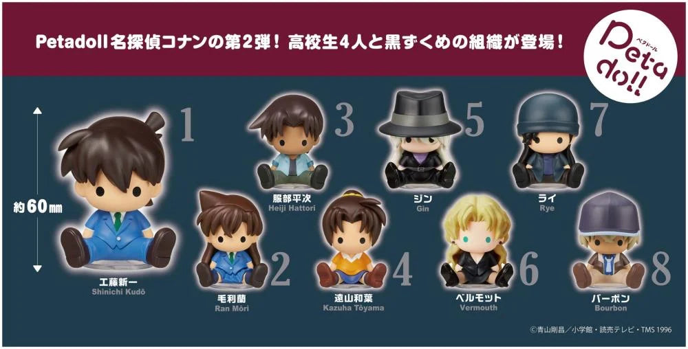 Re-Ment Petadoll Detective Conan 2 Miniature Figures