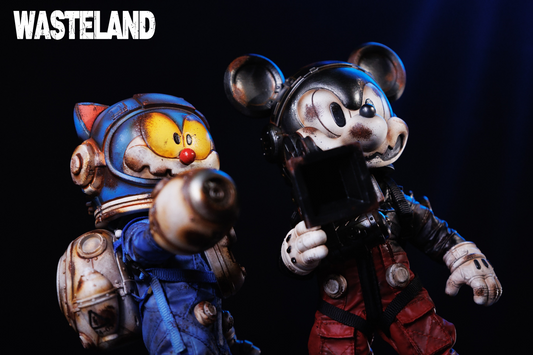 Wasteland Space Mouse & Fighter Action Figures