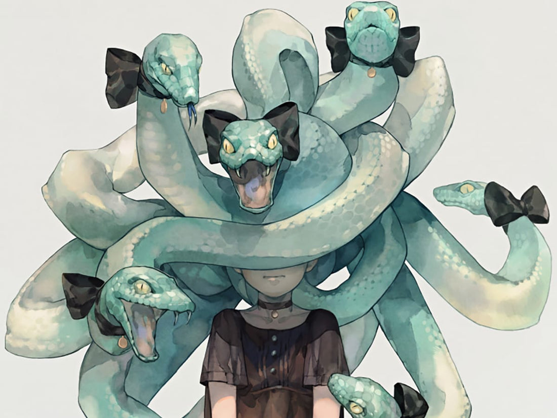 WeArtDoing x Yoshioka Medusa Girl - A Modern Glimpse of Mythic Stillness
