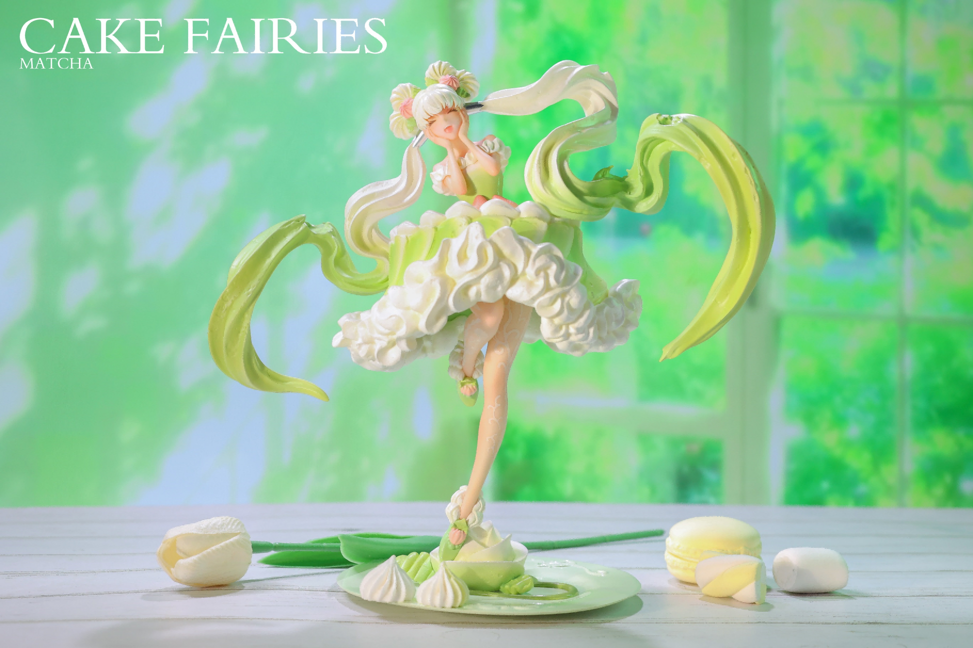 WeArtDoing Cake Fairies Matcha Dessert Decor 