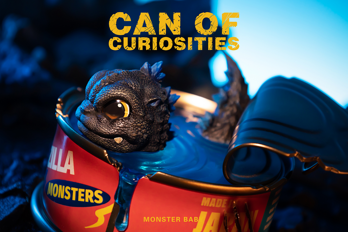 Can of Curiosities Monster Baby Blue