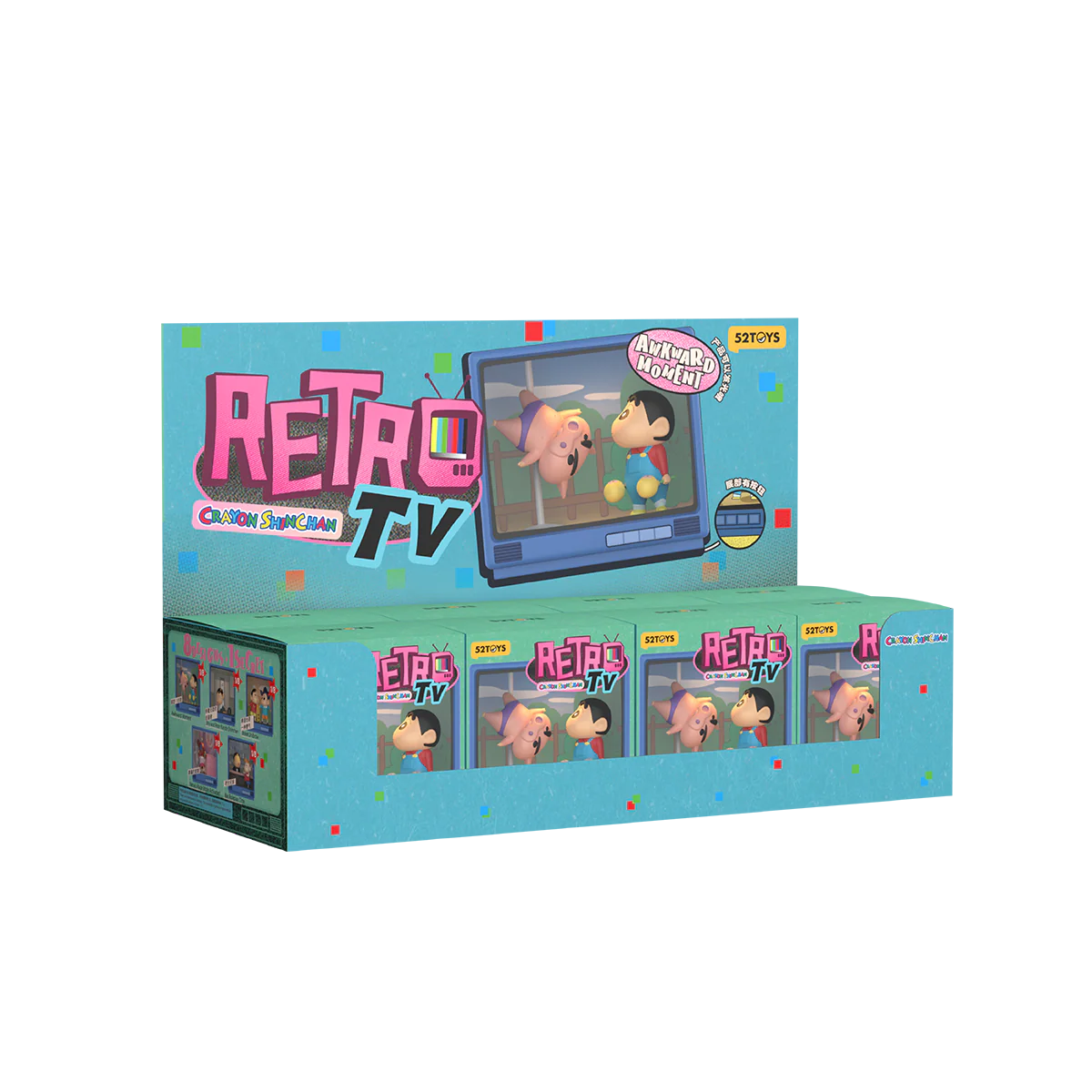 52TOYS Crayon Shin-Chan Retro TV Blind Box Figure