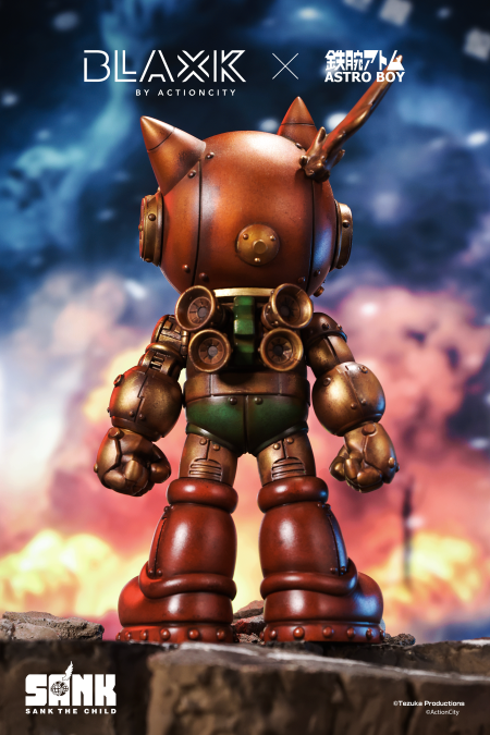 Astro Boy x Sank Toys 8” Designer Figure | Tezuka x BLAXK Edition