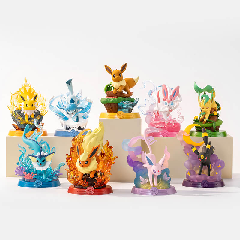 Funism ブイズフィギュア Funism Pokemon Adventure Eevee Series Blind Box Anime Figures