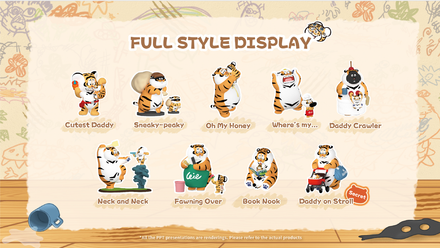 Funism Alexander The Fat Tiger Roaring Love Series 2 Epic Filial Fail Blind Box