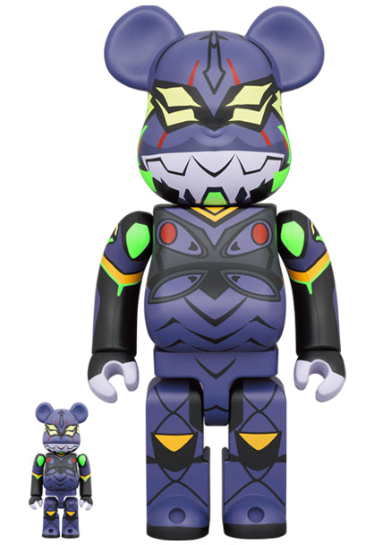 BE@RBRICK Evangelion Eva13 (New Paint Ver.) 100%&400%