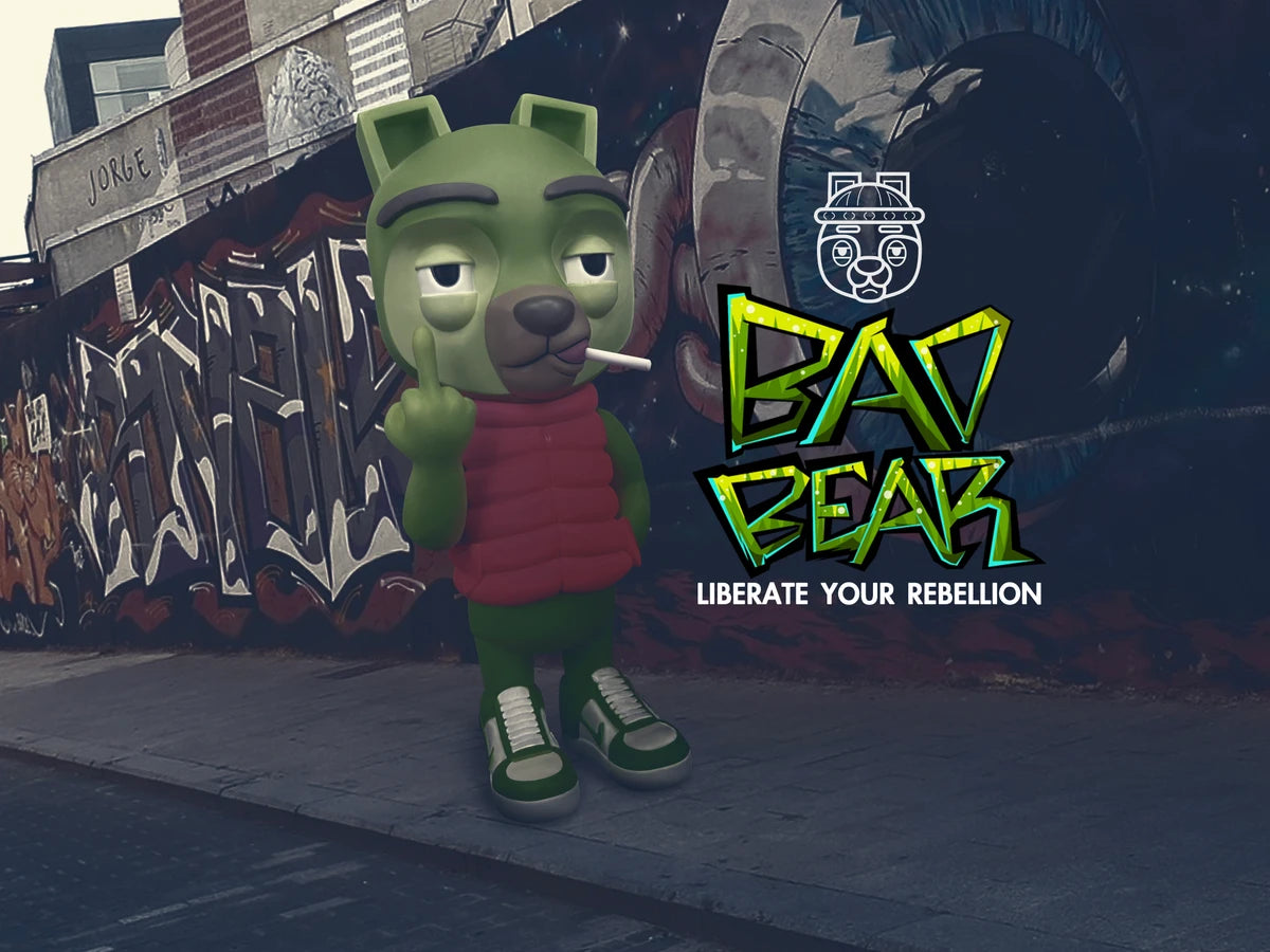 Bad Bear Art Toy Front