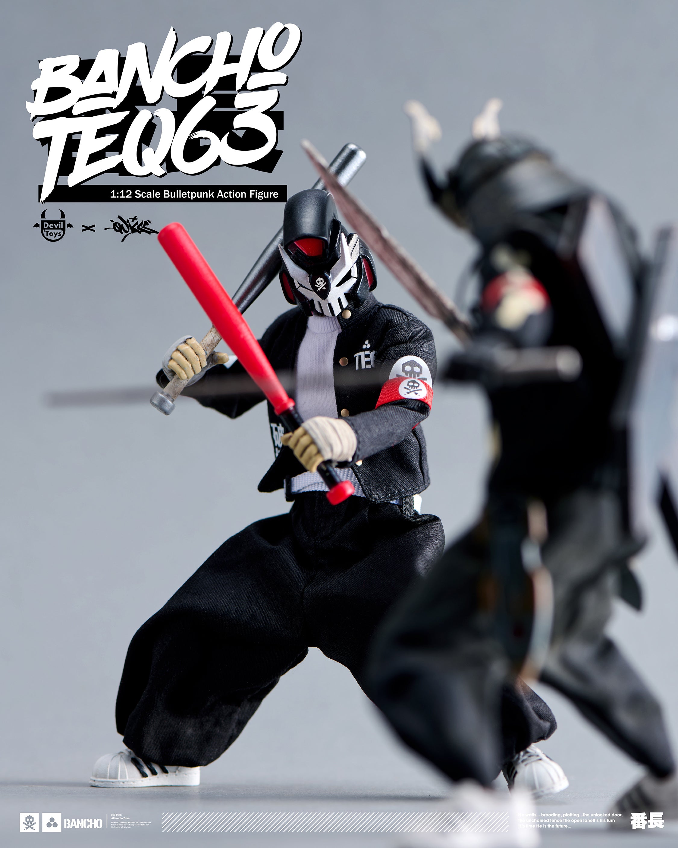 Devil Toys x Quiccs 1:12 Bancho TEQ63 Bulletpunk Action Figure