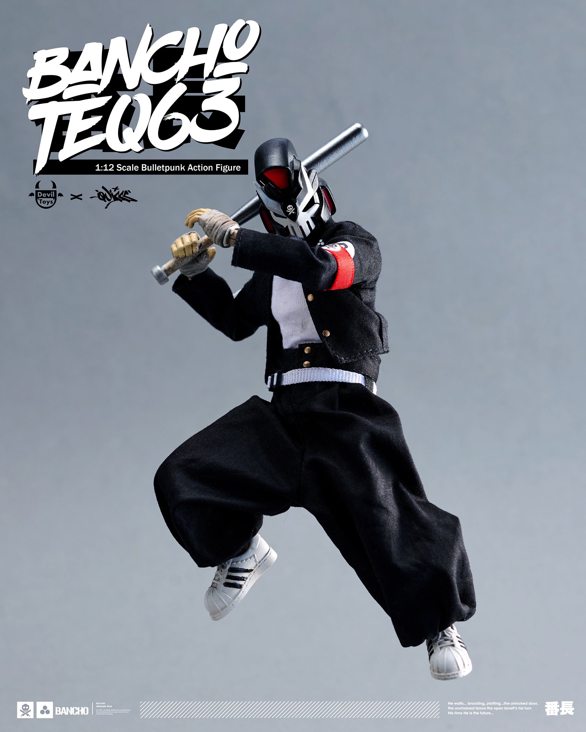 その他 QUICCS X DEVIL TOYS Bancho RX-63 Devil Toys x Quiccs 1:12 Bancho TEQ63 Bulletpunk Action Figure