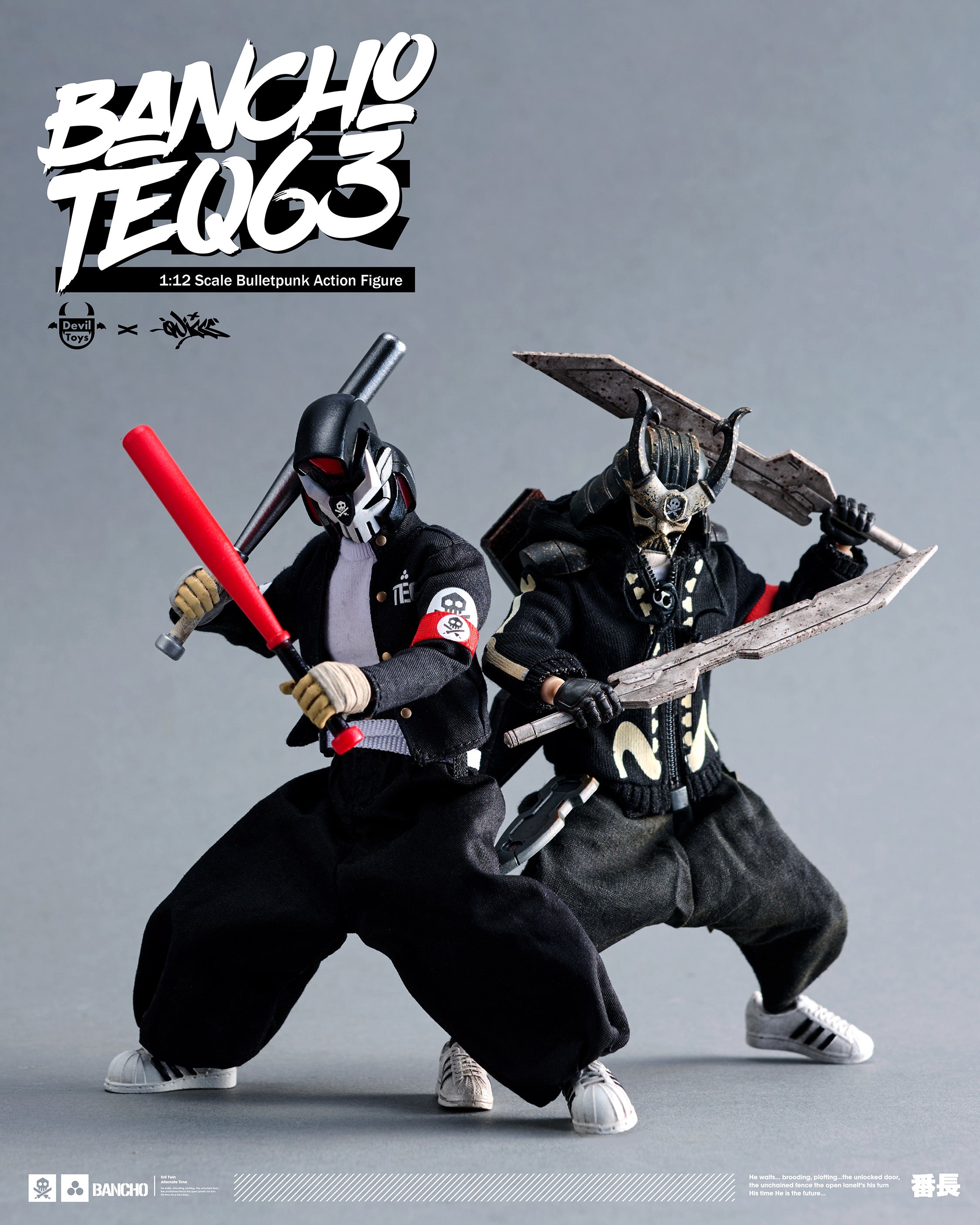Devil Toys x Quiccs 1:12 Bancho TEQ63 Bulletpunk Action Figure