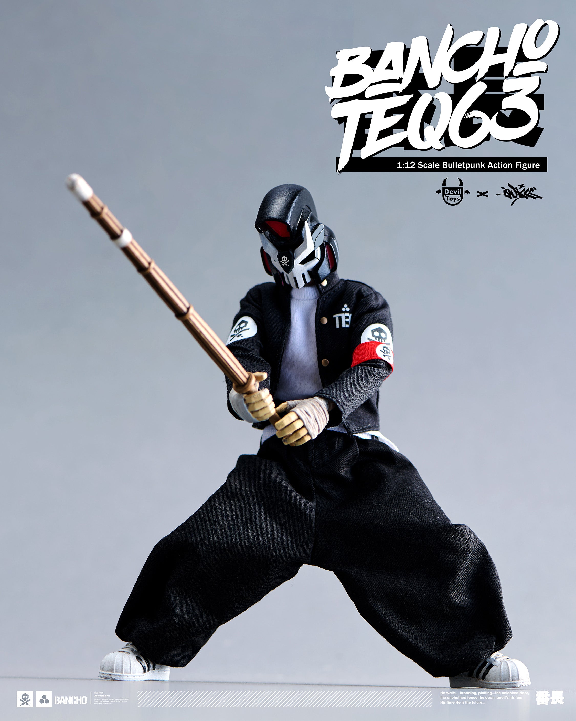 Devil Toys x Quiccs 1:12 Bancho TEQ63 Bulletpunk Action Figure