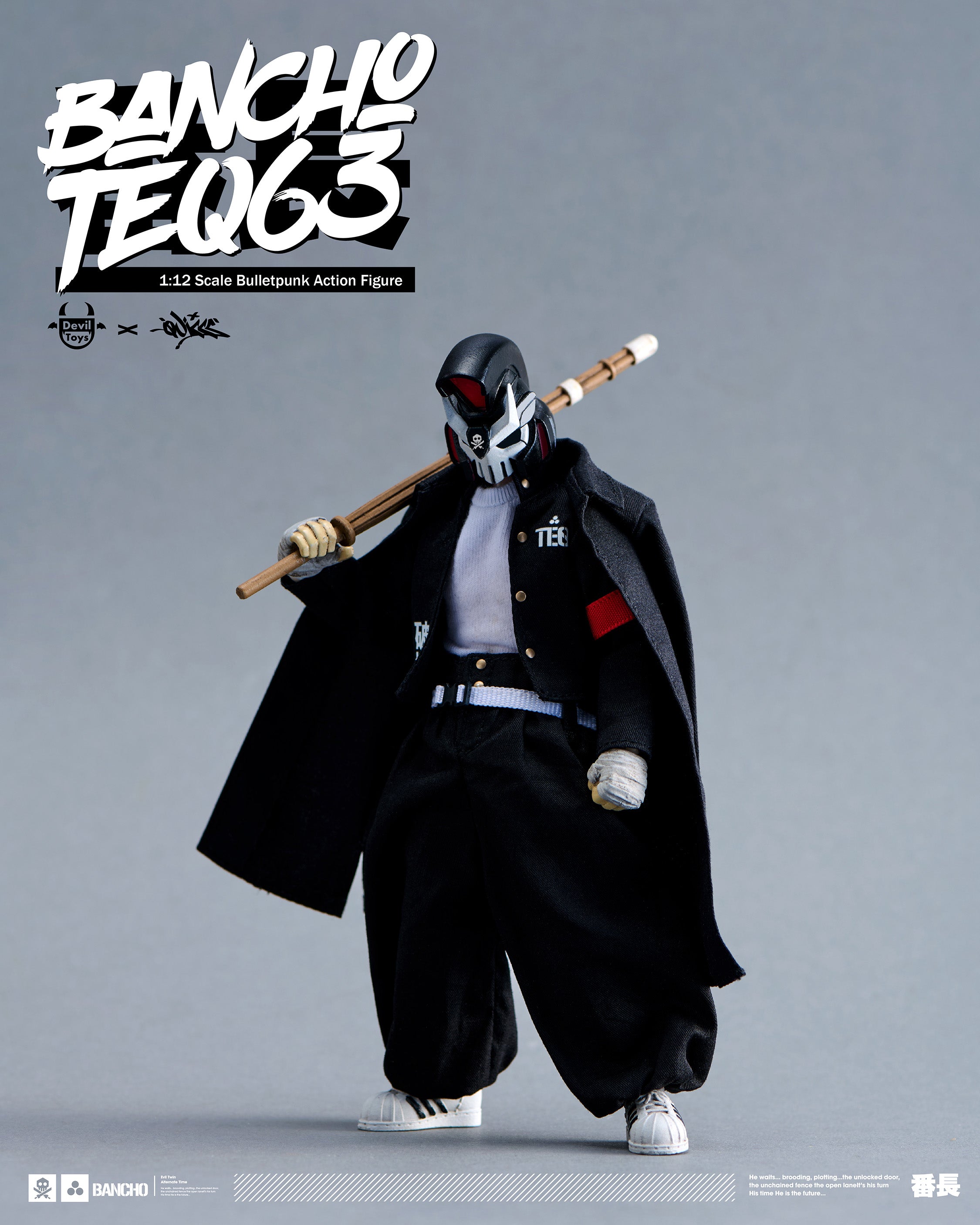 Devil Toys x Quiccs 1:12 Bancho TEQ63 Bulletpunk Action Figure