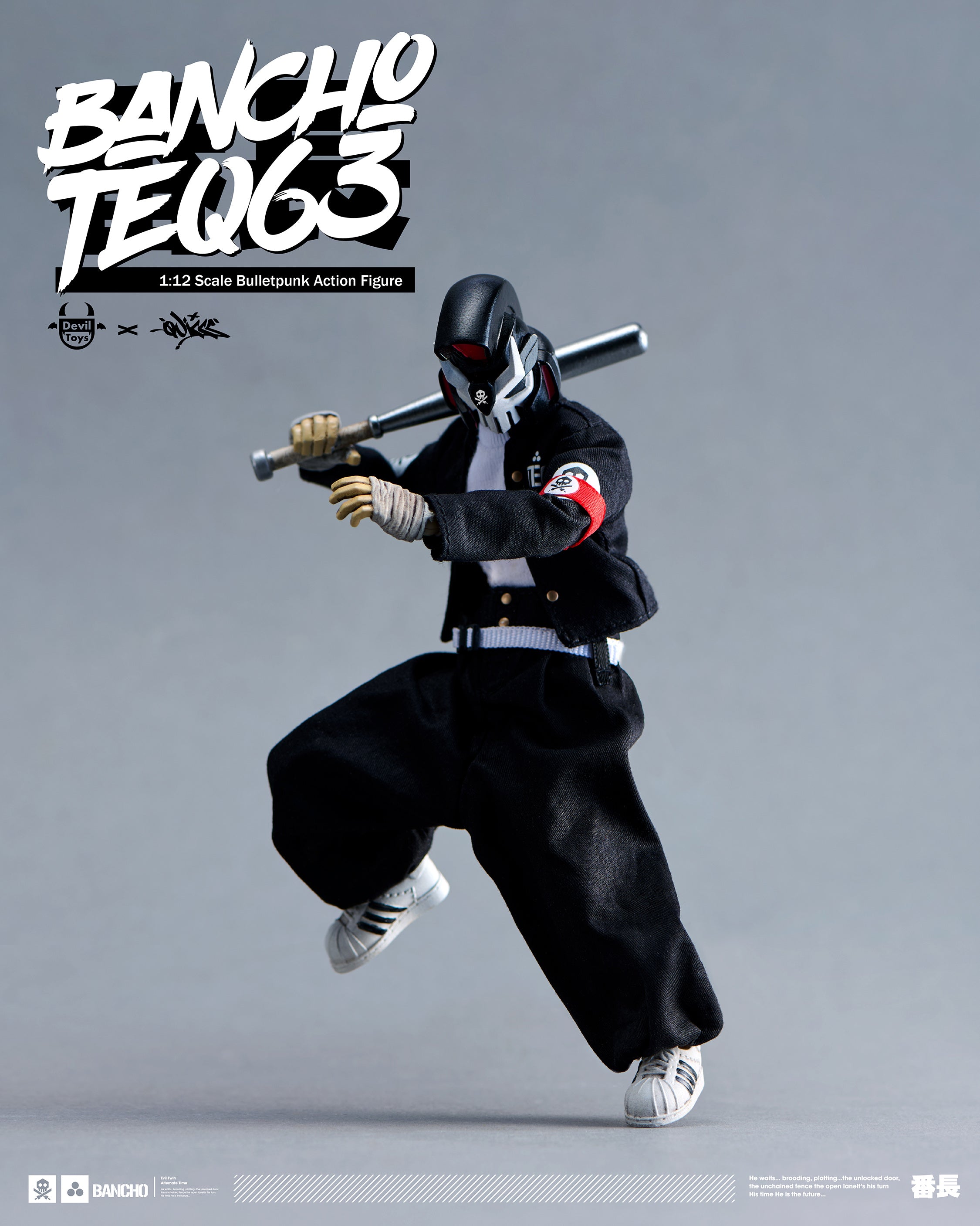 その他 QUICCS X DEVIL TOYS Bancho RX-63 Devil Toys x Quiccs 1:12 Bancho TEQ63 Bulletpunk Action Figure