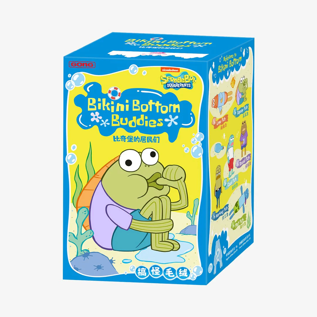 POP MART x GONG Bikini Bottom Buddies - Whimsical Plush Series POP MART x GONG Bikini Bottom Buddies - Whimsical Plush Series